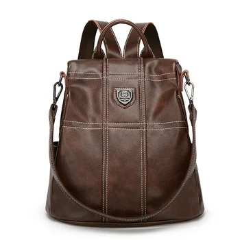 Women Leather backpack women -theft Backpacks High Quality Vintage Female Shoulder Bag School Bags For Girls Backpack Ladies
Women Leather backpack women -theft Backpacks High Quality Vintage Female Shoulder Bag School Bags For Girls Backpack Ladies