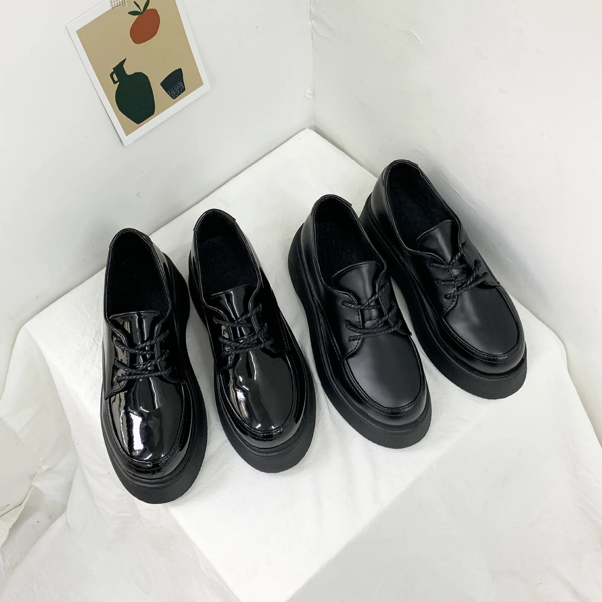 Cross Women's Shoes Black Flats Modis Round Toe Autumn Oxfords British Style Female Footwear All-Match Casual Sneaker New Retro 
Cross Women's Shoes Black Flats Modis Round Toe Autumn Oxfords British Style Female Footwear All-Match Casual Sneaker New Retro