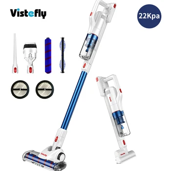 Vistefly V10 Pro Cordless Vacuum Cleaner 22KPa Powerful Suction, 5 in 1, Stick Handheld For Pet Hair Carpet Car Hard Floor Blue
Vistefly V10 Pro Cordless Vacuum Cleaner 22KPa Powerful Suction, 5 in 1, Stick Handheld For Pet Hair Carpet Car Hard Floor Blue