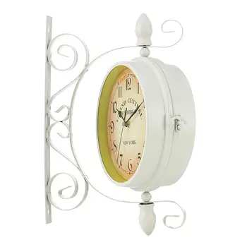 European Style Vintage Clock Innovative Fashionable Double Sided Wall Clock Home Decoration
European Style Vintage Clock Innovative Fashionable Double Sided Wall Clock Home Decoration