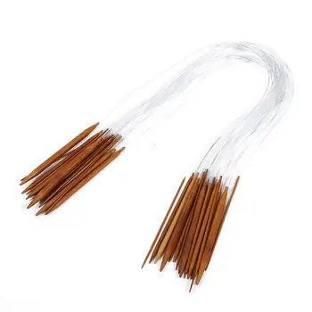 18 Pairs 32'' (80cm) Circular Carbonized Bamboo Knitting Kits Needles Set (2.0mm - 10.0mm)
18 Pairs 32'' (80cm) Circular Carbonized Bamboo Knitting Kits Needles Set (2.0mm - 10.0mm)