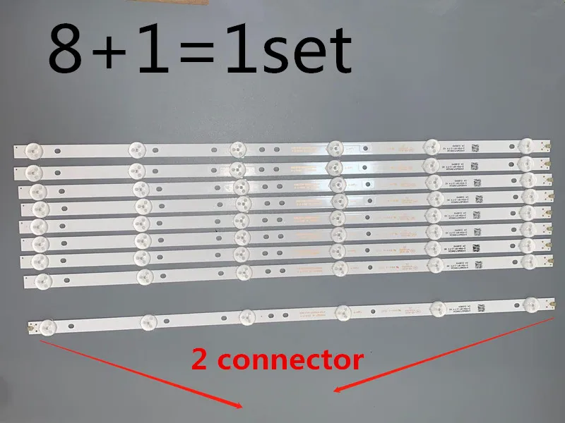 

5SET/ LED strip for Philips 49inch TV 49PUF6050/T3 backlight K490WD7 A1 4708-K490WD-A2213K01 K490WD715A026 D-PGH-BY-2-F4 HD