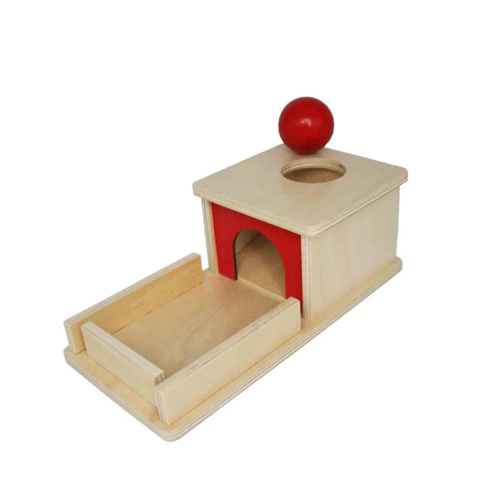 Wood Educational Toy Permanent Target Box Montessori Material Object Permanence Box With Tray
Wood Educational Toy Permanent Target Box Montessori Material Object Permanence Box With Tray
