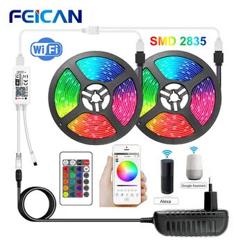 WiFi LED Strip 10M SMD2835 RGB LED Strip Ambilight Music Sync APP Control Bluetooth RGB Light Strip 12V Tape 
WiFi LED Strip 10M SMD2835 RGB LED Strip Ambilight Music Sync APP Control Bluetooth RGB Light Strip 12V Tape