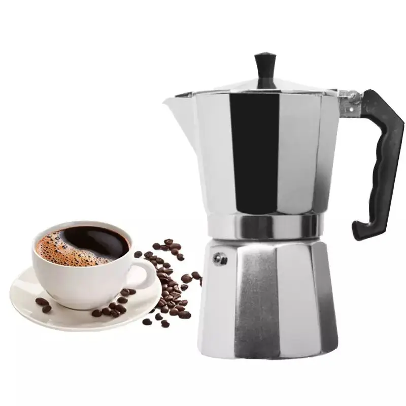 Coffee Pot Aluminum Mocha Espresso Percolator Pot Coffee Maker Moka Pot 1Cup/3cup/6cup/9cup/12cup Stovetop Coffee Maker
Coffee Pot Aluminum Mocha Espresso Percolator Pot Coffee Maker Moka Pot 1Cup/3cup/6cup/9cup/12cup Stovetop Coffee Maker