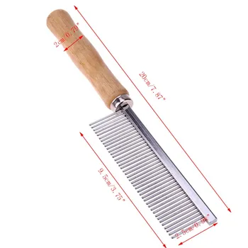 2018 Dog Cat Hair Grooming Combs Single Row Wooden Handle Grooming Comb For Small Dogs Cats Removing Hair Knot Pet Supplies
2018 Dog Cat Hair Grooming Combs Single Row Wooden Handle Grooming Comb For Small Dogs Cats Removing Hair Knot Pet Supplies