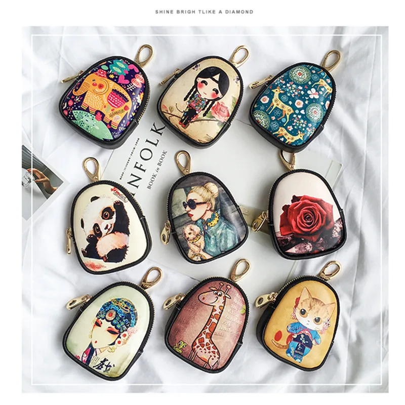 2019 Unisex Porte Cle Promotion Direct Selling A Key Bag Zipper Small Wallet Mini Printed Coin Keyholders Painted For Graffiti
2019 Unisex Porte Cle Promotion Direct Selling A Key Bag Zipper Small Wallet Mini Printed Coin Keyholders Painted For Graffiti