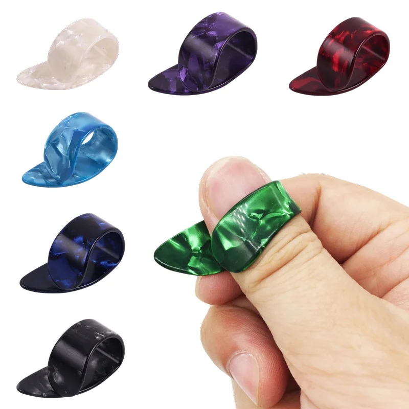 7 Piece Thumb Finger Guitar Pick Celluloid Mediator Thumbpick for Acoustic Electric Guitarra Thickness 1.2mm
7 Piece Thumb Finger Guitar Pick Celluloid Mediator Thumbpick for Acoustic Electric Guitarra Thickness 1.2mm
