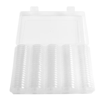 100Pcs 27mm 30mm Coin Small Round Box Commemorative Coin Collection Box Coin Transparent Storage Case
100Pcs 27mm 30mm Coin Small Round Box Commemorative Coin Collection Box Coin Transparent Storage Case