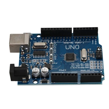 HOT-R3 Development Board ATmega328P CH340 CH340G for Arduino R3 with Straight Pin Header
HOT-R3 Development Board ATmega328P CH340 CH340G for Arduino R3 with Straight Pin Header