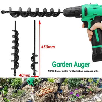450*40mm Earth Auger Hole Digger Tool Garden Planting Machine Drill Bit Fence Borer Post Post Hole Digger Garden Auger Yard Tool
450*40mm Earth Auger Hole Digger Tool Garden Planting Machine Drill Bit Fence Borer Post Post Hole Digger Garden Auger Yard Tool