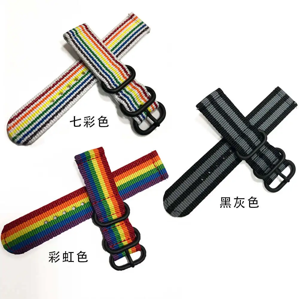 Watch strap for Samsung Galaxy Watch 46MM/42mm for Garmin Vivoactive 3/music/Forerunner 645 245 245M Nylon Wristbands 22/20mm
Watch strap for Samsung Galaxy Watch 46MM/42mm for Garmin Vivoactive 3/music/Forerunner 645 245 245M Nylon Wristbands 22/20mm