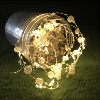 New 20LED Pearl Copper Wire Battery String Light Fairy Light for Craft Glass Bottle Valentines Wedding Home Table Chistmas Decor
New 20LED Pearl Copper Wire Battery String Light Fairy Light for Craft Glass Bottle Valentines Wedding Home Table Chistmas Decor