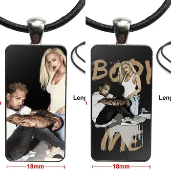 Design Fashion Vintage Glass Women Rectangle Necklace Pendants For Women High Quality Girls Rita Ora F Chris Brown Body On Me 
Design Fashion Vintage Glass Women Rectangle Necklace Pendants For Women High Quality Girls Rita Ora F Chris Brown Body On Me