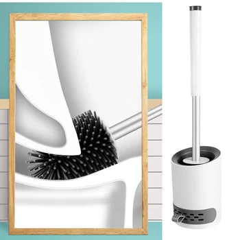 Stainless Steel Toilet Brush TPR Bristle Cleaning Brush Set Bathroom Accs
Stainless Steel Toilet Brush TPR Bristle Cleaning Brush Set Bathroom Accs