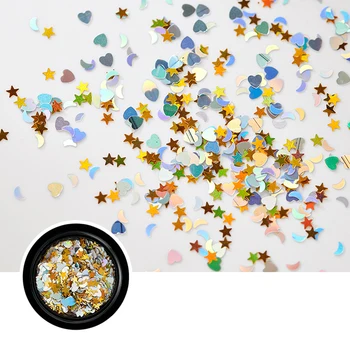 1Box Mixed Nail Art Sequins Nail Glitter Flakes Sparkly Star Heart Hexagon Irregular Shape Nail Art Decorations Nail Accessoires 
1Box Mixed Nail Art Sequins Nail Glitter Flakes Sparkly Star Heart Hexagon Irregular Shape Nail Art Decorations Nail Accessoires
