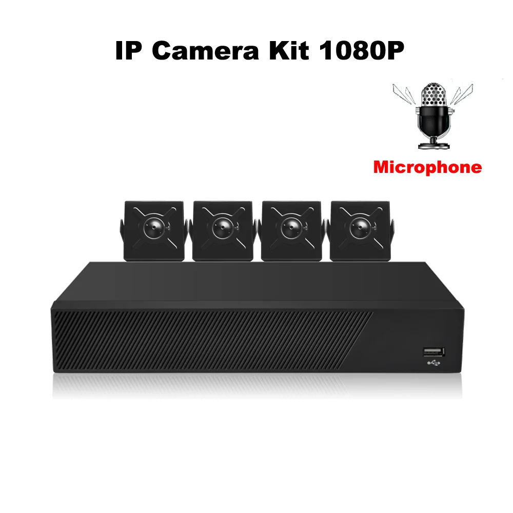 CCTV NVR 2.0MP IP Camera Kit 4CH Mini Surveillance Camera System 1080P Security Camera Indoor with Audio
CCTV NVR 2.0MP IP Camera Kit 4CH Mini Surveillance Camera System 1080P Security Camera Indoor with Audio