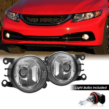 1 Pair Fog Light Assembly Car Front Fog Lights Lamps with Bulbs for 2013-2017 Honda Civic Si Sedan 33901-TY0-305 
1 Pair Fog Light Assembly Car Front Fog Lights Lamps with Bulbs for 2013-2017 Honda Civic Si Sedan 33901-TY0-305