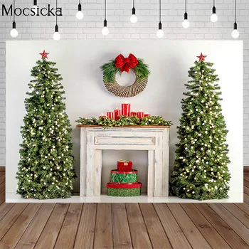Mocsicka Christmas Photography Background Christmas Tree Gift Fireplace Backdrop Child Portrait Decoration Props Photo Studio
Mocsicka Christmas Photography Background Christmas Tree Gift Fireplace Backdrop Child Portrait Decoration Props Photo Studio