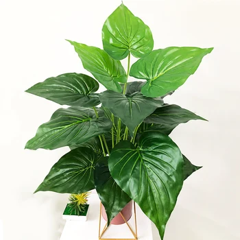 65cm 18 Fork Large Artificial Palm Tree Tropical Monstera Fake Palm Leaf Plastic Plants False Tree Foliage For Home Garden Decor
65cm 18 Fork Large Artificial Palm Tree Tropical Monstera Fake Palm Leaf Plastic Plants False Tree Foliage For Home Garden Decor