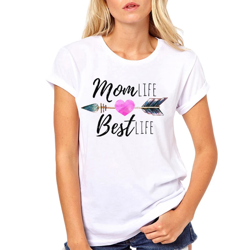 Women Clothes Fashion Mom Life Best Life Arrow Love Cartoon Graphic Ladies Woman Harajuku Top Tee Shirt T Female T-shirt
Women Clothes Fashion Mom Life Best Life Arrow Love Cartoon Graphic Ladies Woman Harajuku Top Tee Shirt T Female T-shirt