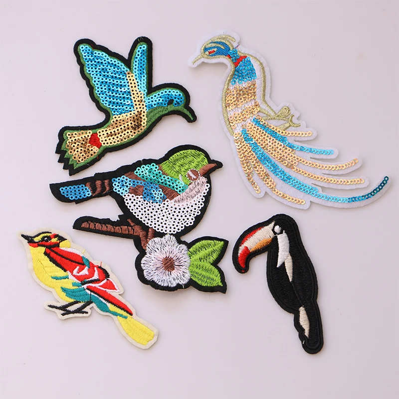 Animal Decorative Sequins Patch Cute Bird icon Embroidered Applique Patches For DIY Iron on Badges Stickers on the clothes
Animal Decorative Sequins Patch Cute Bird icon Embroidered Applique Patches For DIY Iron on Badges Stickers on the clothes
