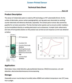 Electrochemical Heavy Metal Detection Gold Electrode, Low Oxidation Peak Potential Below 0.2V Screen-Printed Sensor
Electrochemical Heavy Metal Detection Gold Electrode, Low Oxidation Peak Potential Below 0.2V Screen-Printed Sensor