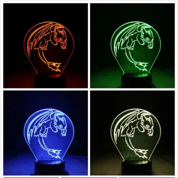How to Train Your Dragon 3D LED Night Light 7 Color Changing Lamp Room Decoration Action Figure Toy For Birthday Christmas Gift
How to Train Your Dragon 3D LED Night Light 7 Color Changing Lamp Room Decoration Action Figure Toy For Birthday Christmas Gift
