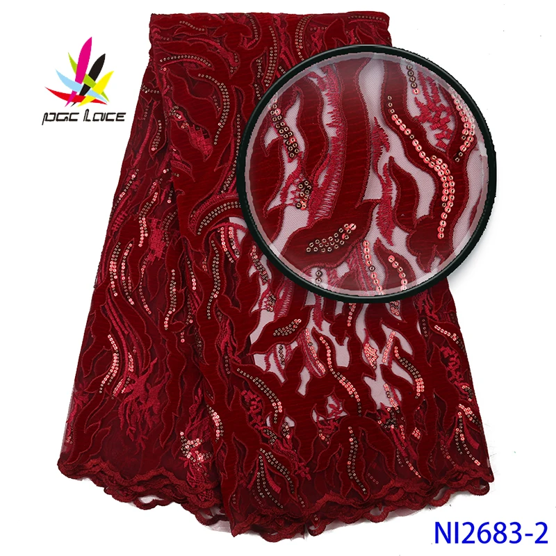 Velvet Nigerian Lace Embroidery Sequence Red Color African French Best Price Selling Latest Design High End Tulle For Dress
Velvet Nigerian Lace Embroidery Sequence Red Color African French Best Price Selling Latest Design High End Tulle For Dress