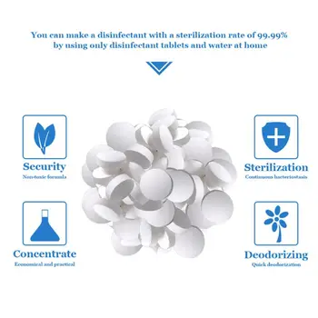 100pcs Swimming Pool Cleaning Tablets with 1pc 100mL Spray Bottle Disinfection Pills Chlorine tablets Instant Effervesce
100pcs Swimming Pool Cleaning Tablets with 1pc 100mL Spray Bottle Disinfection Pills Chlorine tablets Instant Effervesce