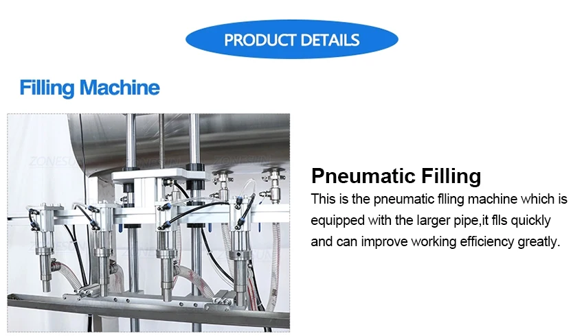 ZONESUN Fully Automatic 4 Nozzles Paste Filling Machine And Capping Machine