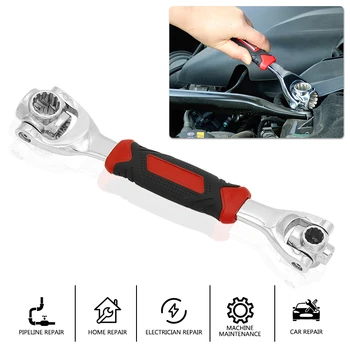 Spanner-Tools Tiger-Wrench Multi-Function-Purpose Car Motorbike Repair 360-Degree 48-In-1 6-Point Adjustable Hand Tools
Spanner-Tools Tiger-Wrench Multi-Function-Purpose Car Motorbike Repair 360-Degree 48-In-1 6-Point Adjustable Hand Tools