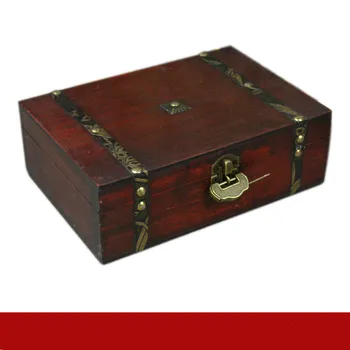 Exquisite Antique Wooden Box Vintage Box with Lock Desktop Sundries Storage Box Shooting Props Creative Gift Box
Exquisite Antique Wooden Box Vintage Box with Lock Desktop Sundries Storage Box Shooting Props Creative Gift Box