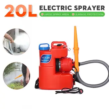 110V 20L ULV Sprayer Portable Electric Cold Fog Machine ULV Atomizer Hotel Residential Community Office Industrial Disinfection
110V 20L ULV Sprayer Portable Electric Cold Fog Machine ULV Atomizer Hotel Residential Community Office Industrial Disinfection