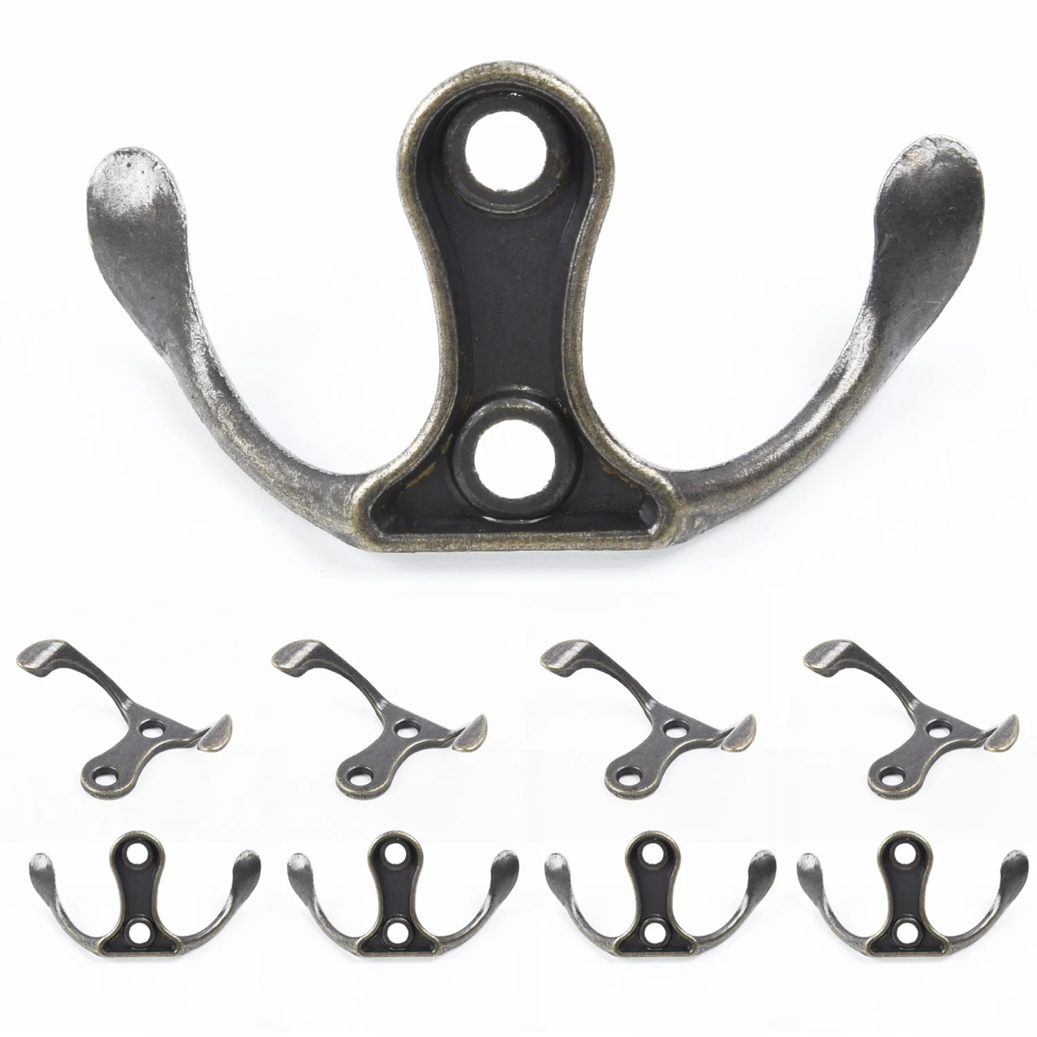 10PCS Wall Door Zinc Alloy Antique Hook Hanger For Key Clothes Coat Hat Bag Towel Home Storage Organization Door Hooks
10PCS Wall Door Zinc Alloy Antique Hook Hanger For Key Clothes Coat Hat Bag Towel Home Storage Organization Door Hooks
