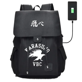 Anime Haikyuu Karasuno USB Port Backpack Bag Zipper Messenger School Students Book Daypack Large Capacity Boy Travel Mochila
Anime Haikyuu Karasuno USB Port Backpack Bag Zipper Messenger School Students Book Daypack Large Capacity Boy Travel Mochila