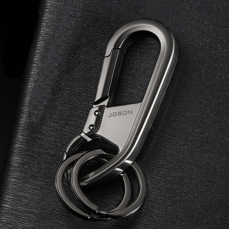 High-Grade Metal Car Keychain For Men Waist Hanging Creative Double-Ring Key Chain Key Ring The Key Accessories Best Men Gifts
High-Grade Metal Car Keychain For Men Waist Hanging Creative Double-Ring Key Chain Key Ring The Key Accessories Best Men Gifts