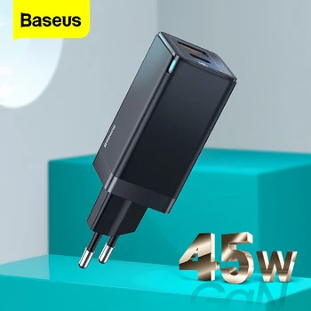Baseus GaN 45W USB C Power Adapter Charger for Microsoft Surface Pro 7 Fast PD Laptop Tablet Charger for Xiaomi Samsung Huawei
Baseus GaN 45W USB C Power Adapter Charger for Microsoft Surface Pro 7 Fast PD Laptop Tablet Charger for Xiaomi Samsung Huawei