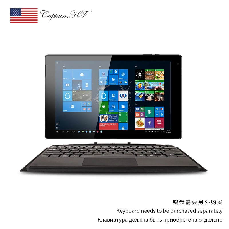 US Captain 10.1 Inch Windows 10 Tablet 2-in-1 Mini Laptop with Detachable Keyboard
US Captain 10.1 Inch Windows 10 Tablet 2-in-1 Mini Laptop with Detachable Keyboard