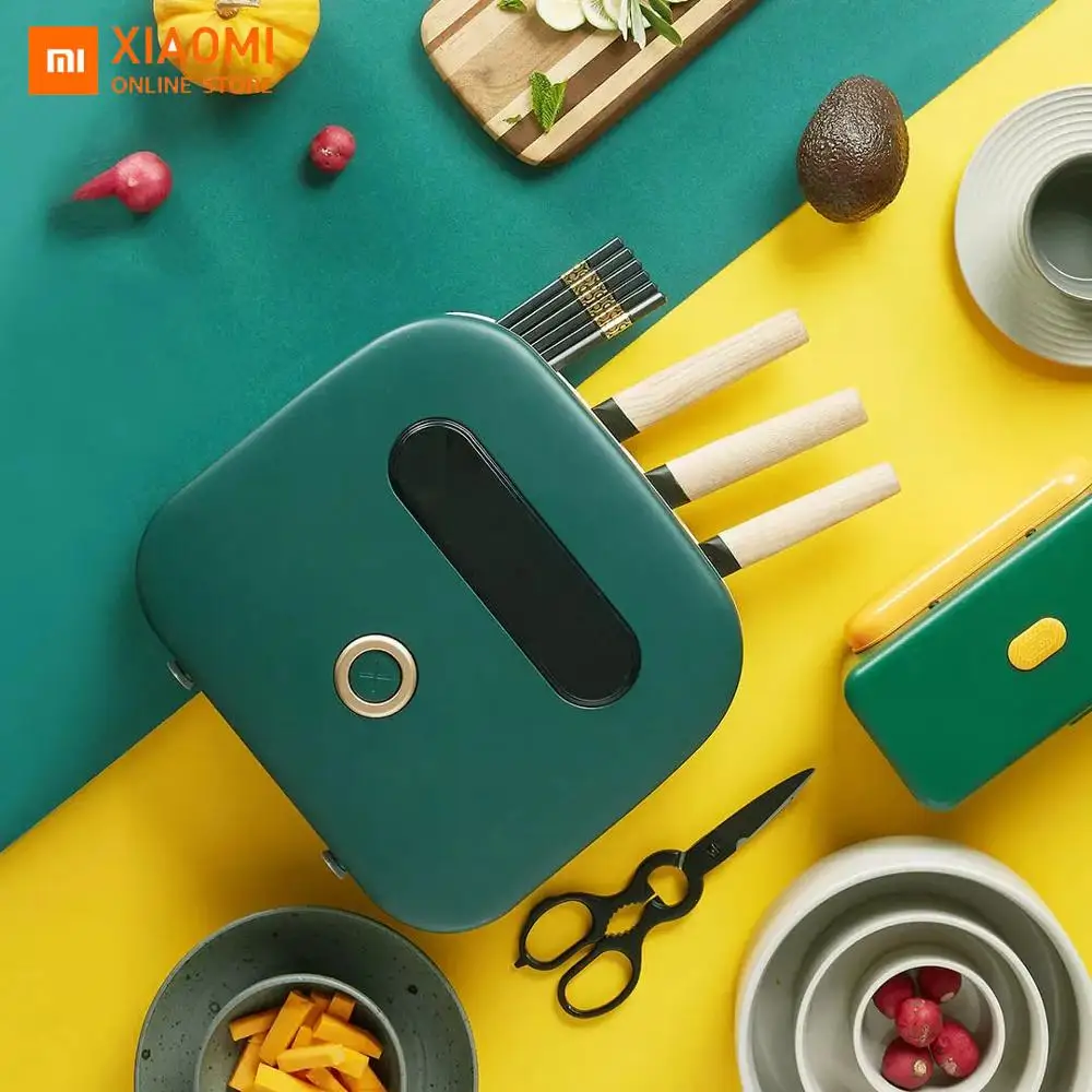 Xiaomi Kalar UV Sterilizer Knife Holder Disinfection Sterilization Drying Storage Kitchen Tool Knives Cooking Utensils Organizer
Xiaomi Kalar UV Sterilizer Knife Holder Disinfection Sterilization Drying Storage Kitchen Tool Knives Cooking Utensils Organizer