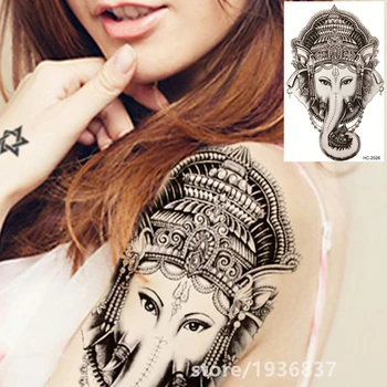 Nu-TATY Waterproof Temporary Tattoo Sticker 22 Set Strange Pattern Style Wild Elephant Thailand Elephant God 
Nu-TATY Waterproof Temporary Tattoo Sticker 22 Set Strange Pattern Style Wild Elephant Thailand Elephant God