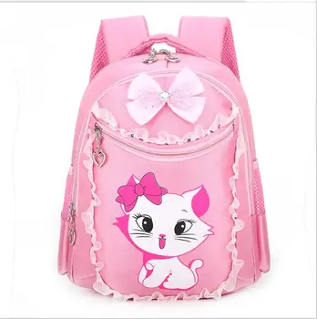 Lovely Children school bags Girls Pink cat cartoon schoolbags Primary School Backpack Kids princess Mochilas kids sac enfant 
Lovely Children school bags Girls Pink cat cartoon schoolbags Primary School Backpack Kids princess Mochilas kids sac enfant