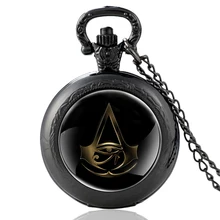The Eye of Horus Assassin Glass Cabochon Quartz Pocket Watch Vintage Men Women Pendant Necklace Watches Gifts
The Eye of Horus Assassin Glass Cabochon Quartz Pocket Watch Vintage Men Women Pendant Necklace Watches Gifts