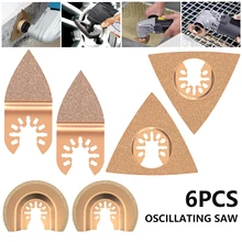 6 Pcs Carbide Triangle Rasp Oscillating Saw Blades for Quick Change Multi-tools Tile Prorous Concrete Cement Ceramics Cutter
6 Pcs Carbide Triangle Rasp Oscillating Saw Blades for Quick Change Multi-tools Tile Prorous Concrete Cement Ceramics Cutter