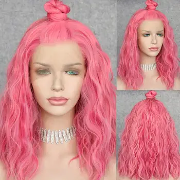 Lvcheryl Synthetic Lace Front Wigs Short Mixed Pink Color Water Wave Hand Tied Glueless Heat Resistant Hair Wigs
Lvcheryl Synthetic Lace Front Wigs Short Mixed Pink Color Water Wave Hand Tied Glueless Heat Resistant Hair Wigs