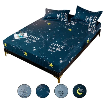 New Bed Sheet With Elastic Rubber Band Polyester Fitted Sheet Cartoon Pattern Bed Linens Mattress Cover Protector
New Bed Sheet With Elastic Rubber Band Polyester Fitted Sheet Cartoon Pattern Bed Linens Mattress Cover Protector