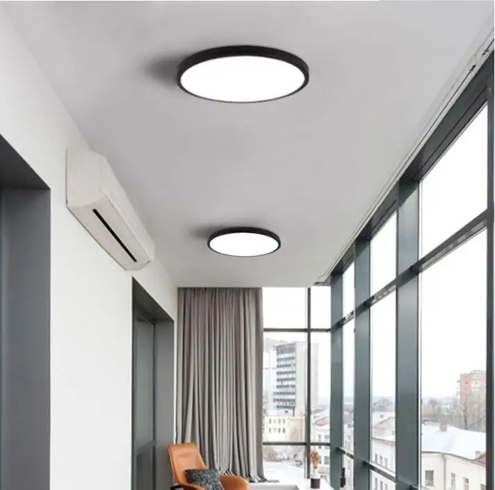 Ultra-thin 5cm LED Ceiling Lamps Iron Square Round Practical Black/white Ceiling Lights for Living Room Bedroom Indoor Lighting
Ultra-thin 5cm LED Ceiling Lamps Iron Square Round Practical Black/white Ceiling Lights for Living Room Bedroom Indoor Lighting