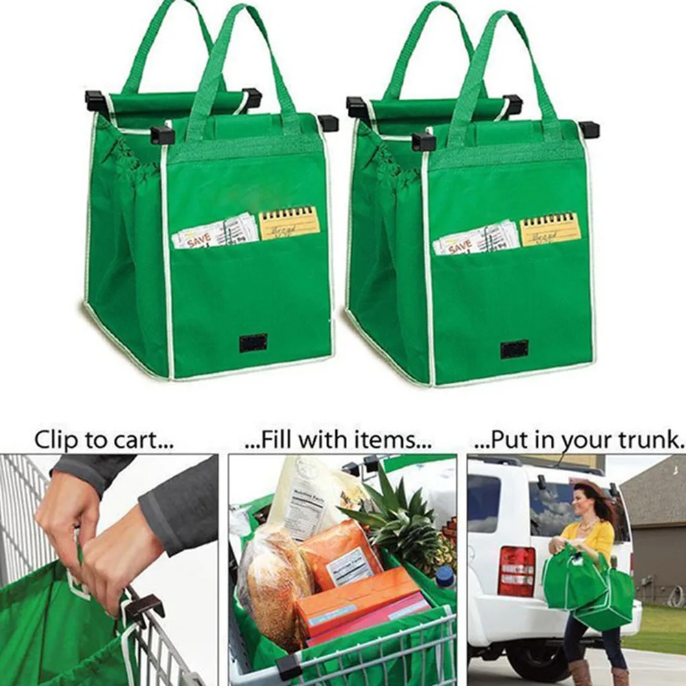 World Supermarket 2021】Supermarket Shopping Bag Eco Trolley Tote