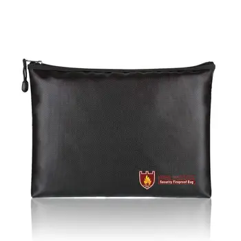 Fireproof Document Bags, Waterproof and Fireproof Bag with Fireproof Zipper for iPad, Money, Jewelry, Passport, Document Storage 
Fireproof Document Bags, Waterproof and Fireproof Bag with Fireproof Zipper for iPad, Money, Jewelry, Passport, Document Storage