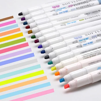 5 Pcs School Highlighter Pen Students Mildliner Highlighters Marker Brush Pens Pastel Markers Watercolor Fluorescent Pen Drawing
5 Pcs School Highlighter Pen Students Mildliner Highlighters Marker Brush Pens Pastel Markers Watercolor Fluorescent Pen Drawing